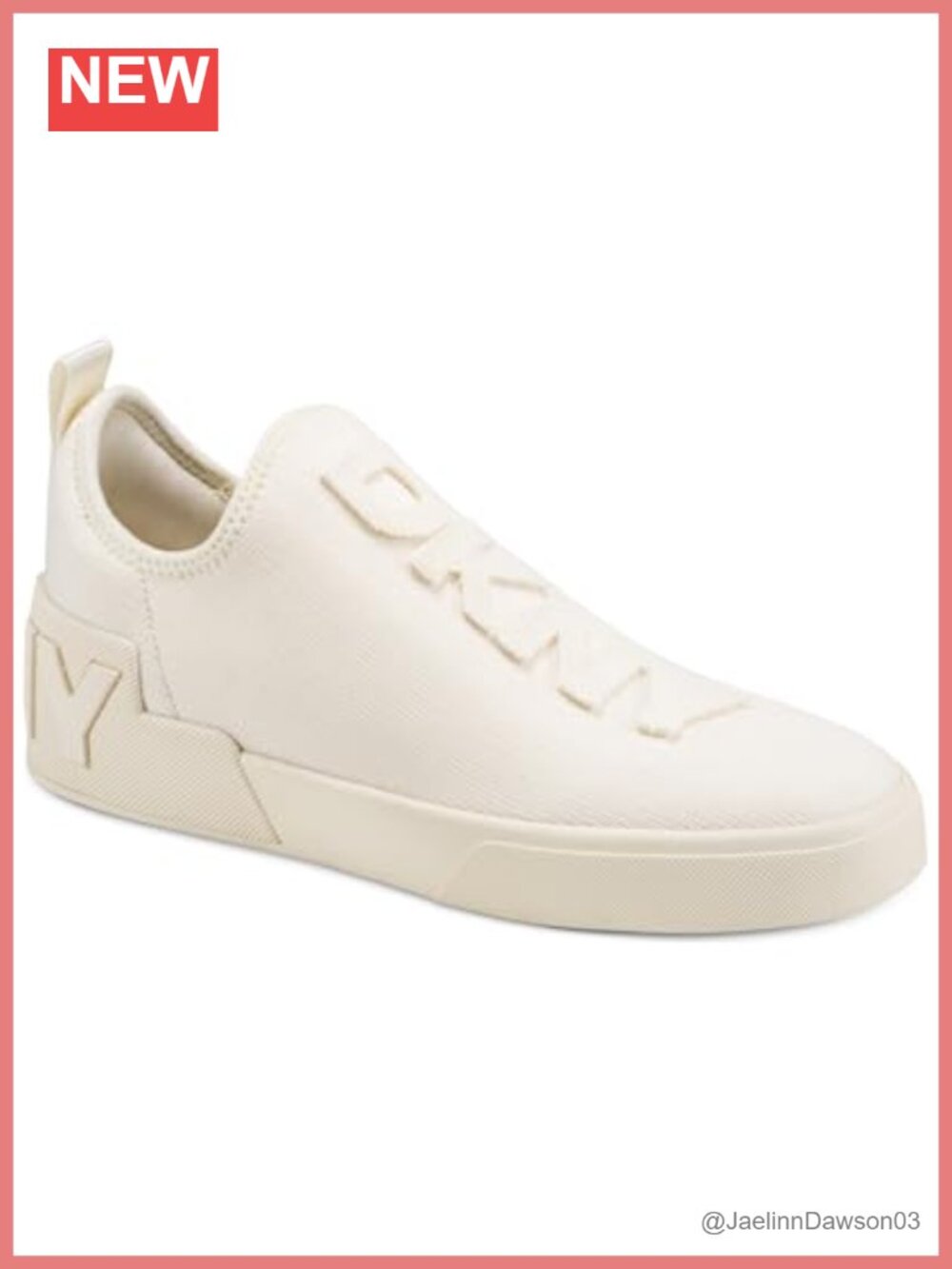 DKNY Women's Slip-On Fashion Sneakers with Cushioned Insole Rubber Sole